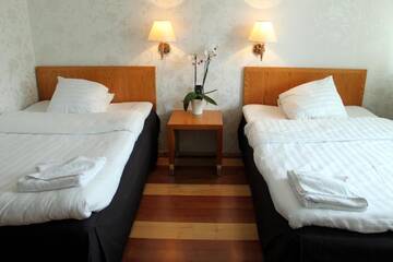 Фото номера Двухместный номер с 1 кроватью Отель Hotel Alexander г. Мянття 3